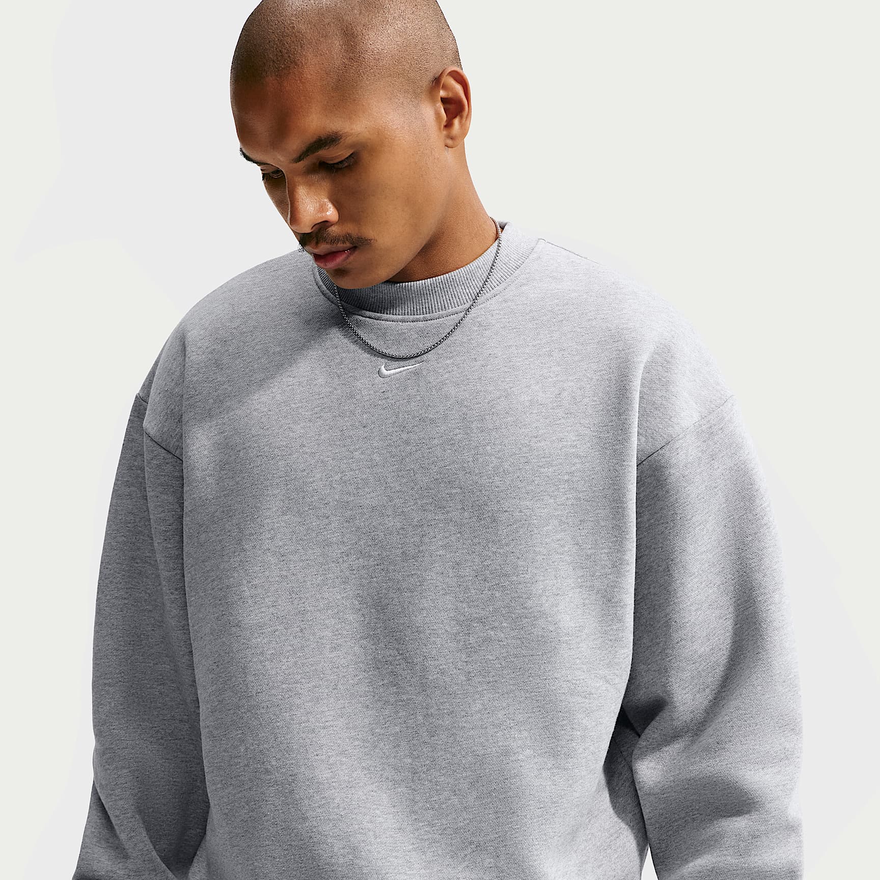 トップス OPTSTUFF CREWNECK SWEAT SHIRT XL Nike Solo Fleece Men's Crew-Neck Sweatshirt. Nike UK